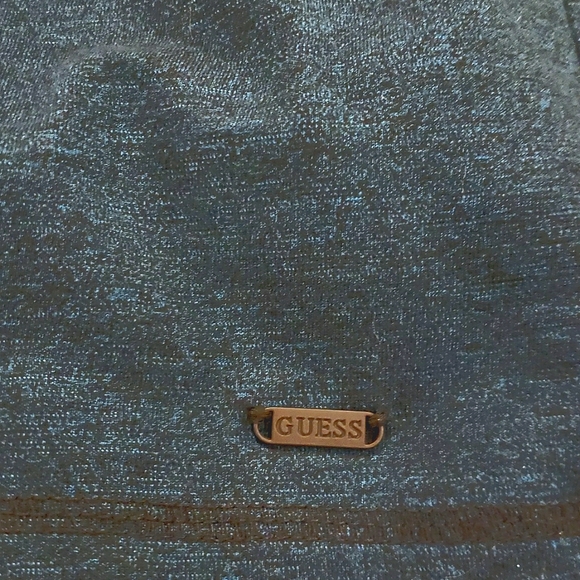 Men's Guess XXL Teal Blue Shirt - Picture 6 of 6